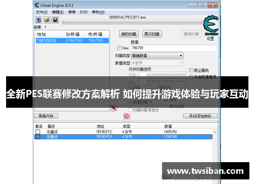 全新PES联赛修改方案解析 如何提升游戏体验与玩家互动