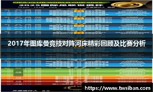 2017年图库曼竞技对阵河床精彩回顾及比赛分析